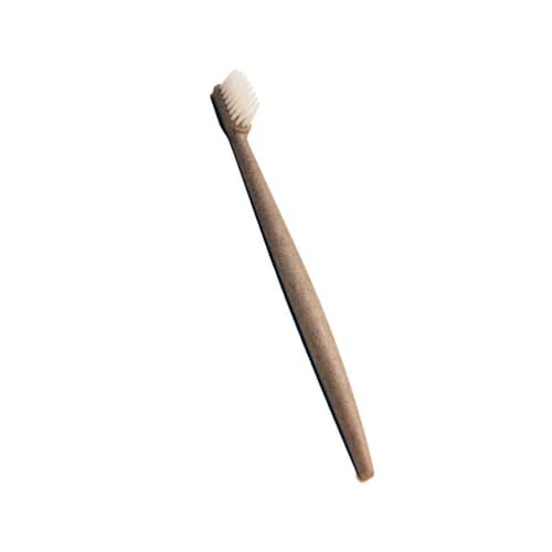 Forever Collection Wheat Straw Toothbrush Packaged in PE Bag with 1% BDA